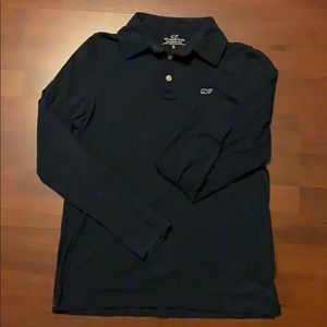 Vineyard Vines long sleeve polo. Boys size 12-14.